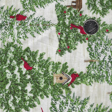 Charger l&#39;image dans la galerie, Beary Merry Christmas par Deborah Edwards pour Northcott - Background White Forest
