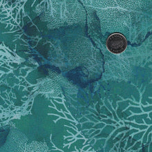Load image into Gallery viewer, Sea Breeze by Deborah Edwards and Melanie Samra for Northcott - Background Teal Coral
