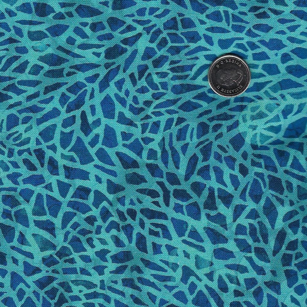 Sea Breeze by Deborah Edwards and Melanie Samra for Northcott - Background Blue Coral Blender