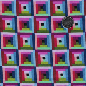 Piecework by Anna Maria for Northcott - Metro Log Cabin