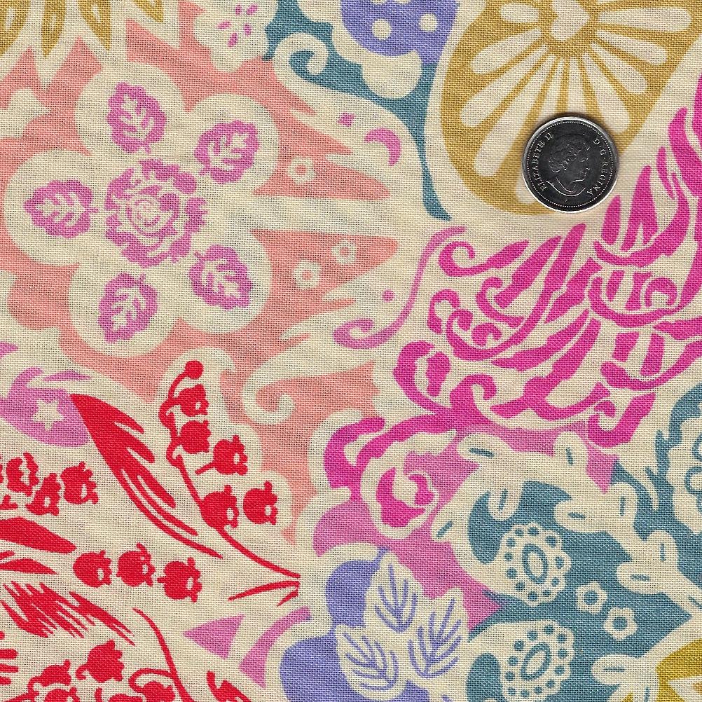 108 Inches Wide Backing - Yesterday by Juliana Horner for Northcott - Bouquet Euphoria