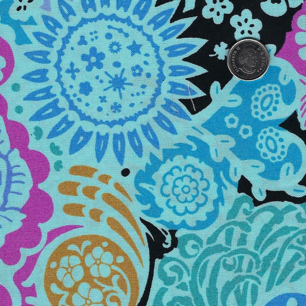 108 Inches Wide Backing - Yesterday by Juliana Horner for Northcott - Sea Euphoria