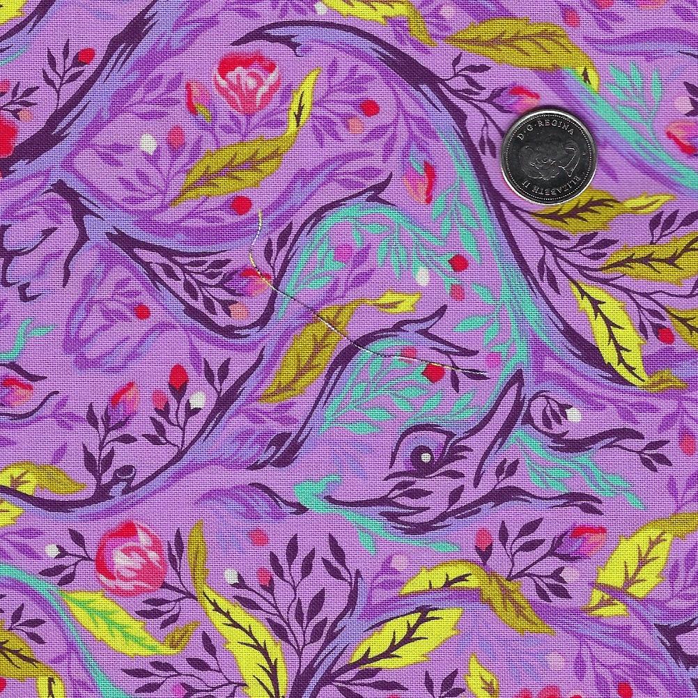 Full Moon Forest II par Tula Pink pour Free Spirit - Branch Manager Blossom