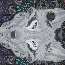 Load image into Gallery viewer, True Colors Graywork by Tula Pink for Free Spirit - Carbon Wolf of Pink Street
