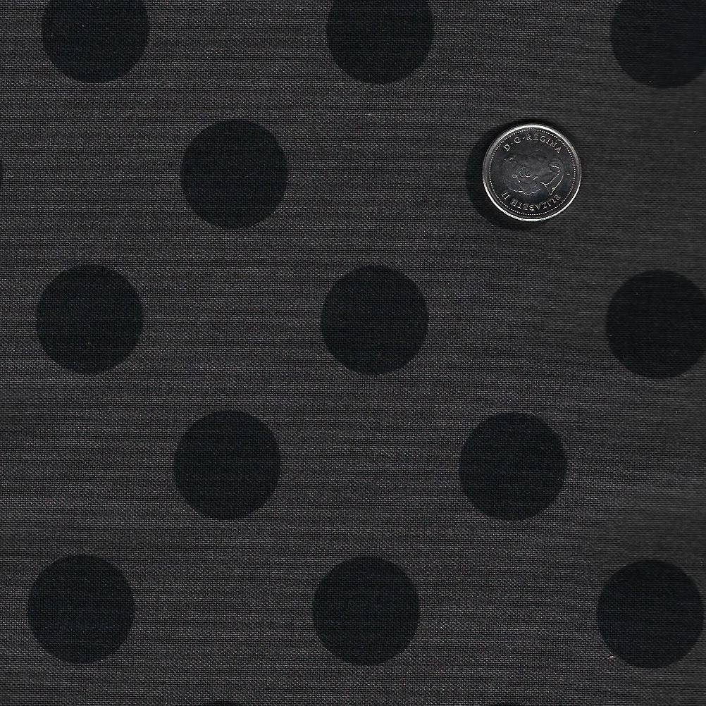 True Colors Graywork by Tula Pink for Free Spirit - Carbon Pom Pom