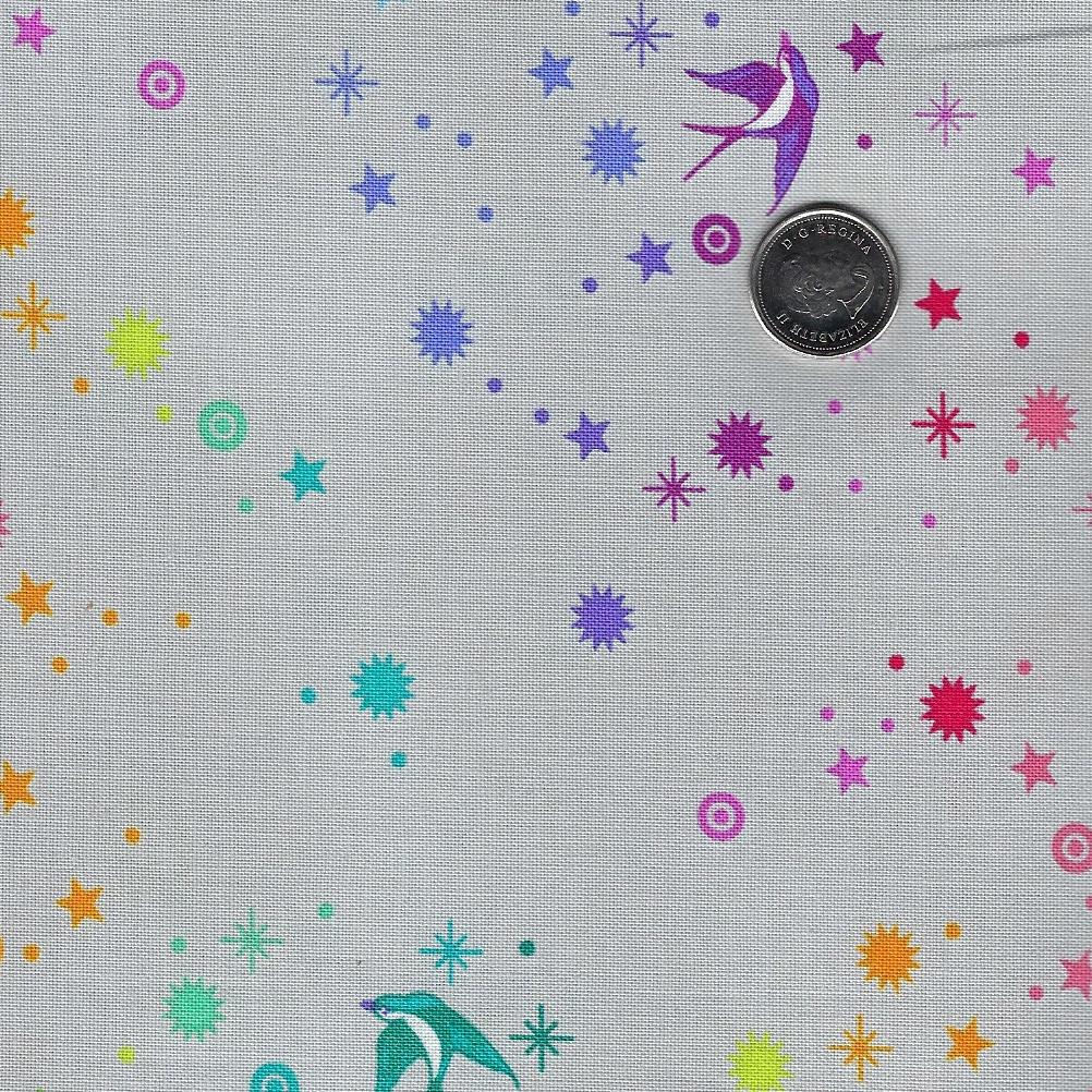 True Colors Graywork by Tula Pink for Free Spirit - Fog Fairy Dust