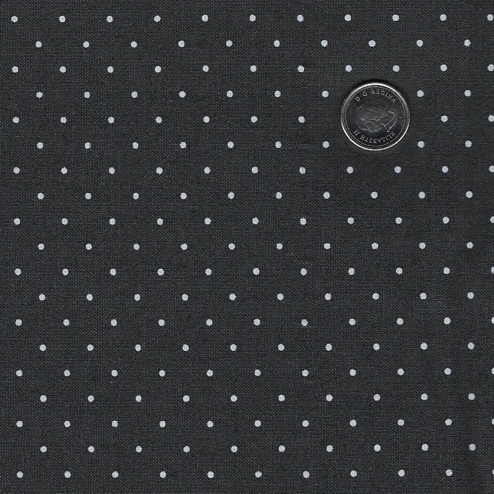 True Colors Graywork by Tula Pink for Free Spirit - Carbon Tiny Dots