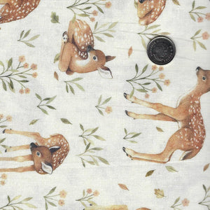 Little Fawn and Friends by Nina Stajner for Dear Stella Design - Backg –  Mad Moody Quilting Fabrics