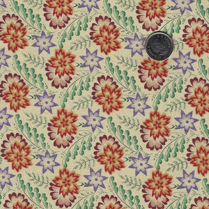 Hearthstone by Lynn Wilder for Marcus Fabrics - Background Cream Jubilee