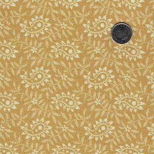 Hearthstone by Lynn Wilder for Marcus Fabrics - Background Yellow Spiceberry