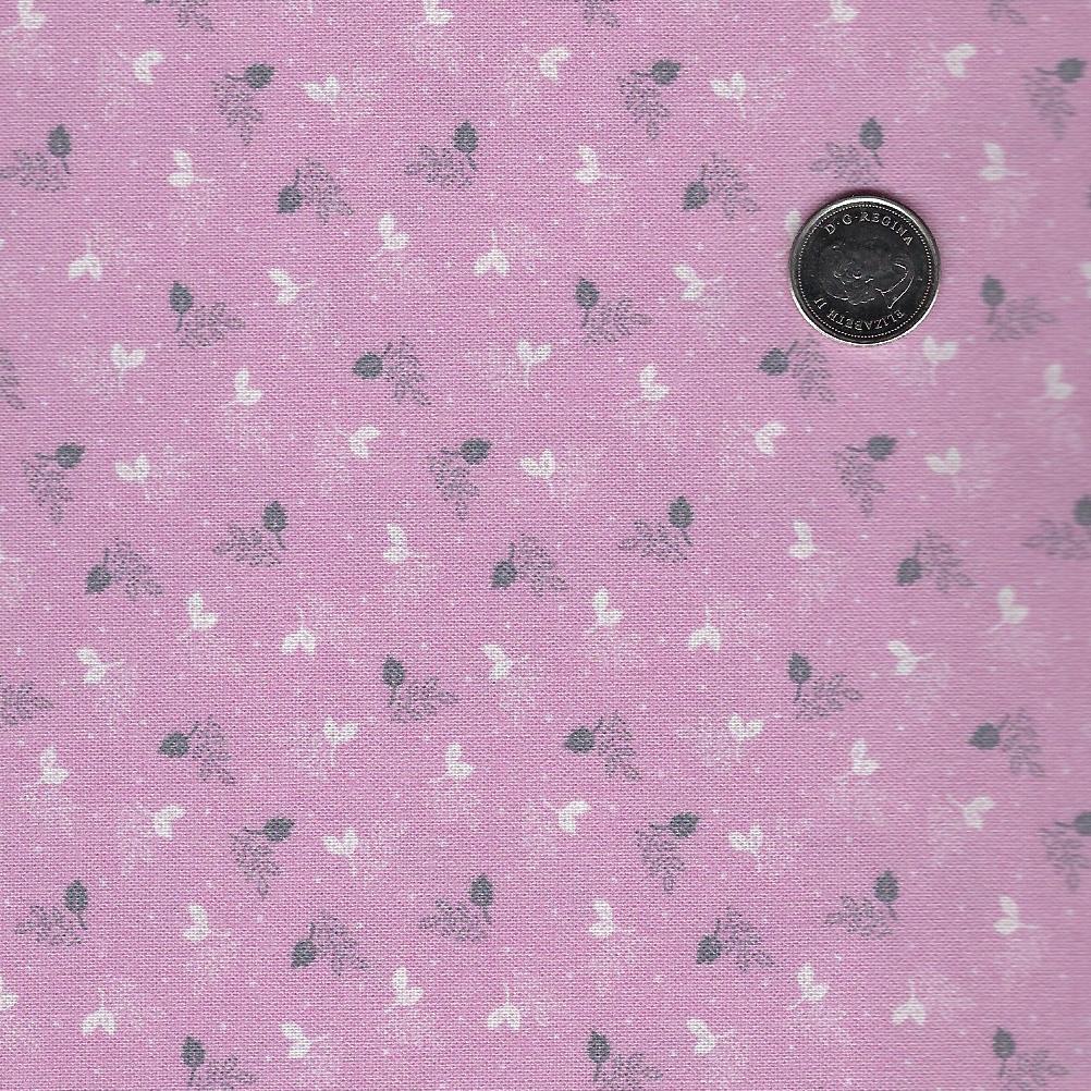 Laurel Ridge par Lynn Wilder pour Marcus Fabrics - Background Pink Parchment