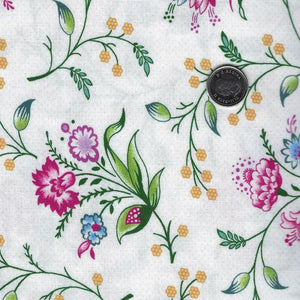Laurel Ridge par Lynn Wilder pour Marcus Fabrics - Background Ivory Amazing Grace