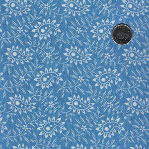 Laurel Ridge par Lynn Wilder pour Marcus Fabrics - Background Blue Spiceberry