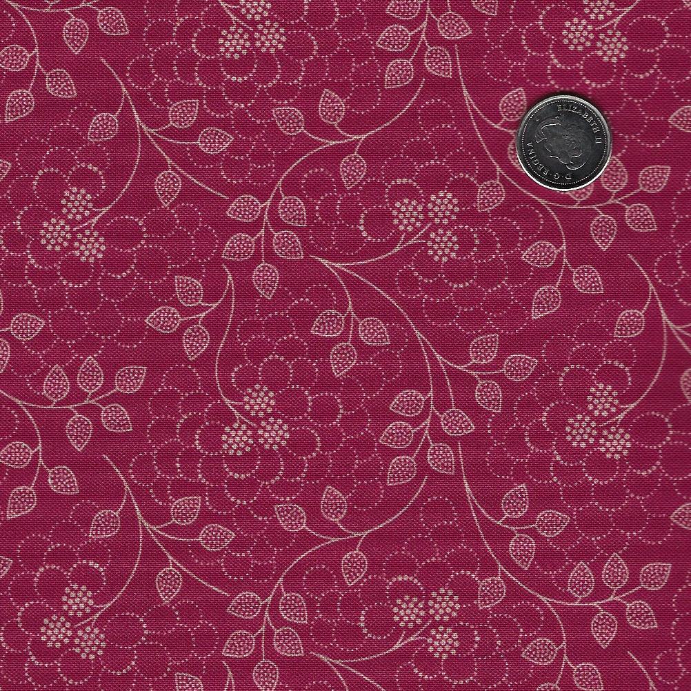 Arabella by Carrie Quinn and Katie Solberg for Marcus Fabrics - Background Red Vines