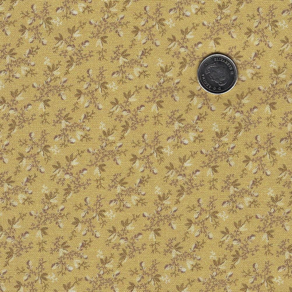 Arabella by Carrie Quinn and Katie Solberg for Marcus Fabrics - Background Gold Mini Trellis