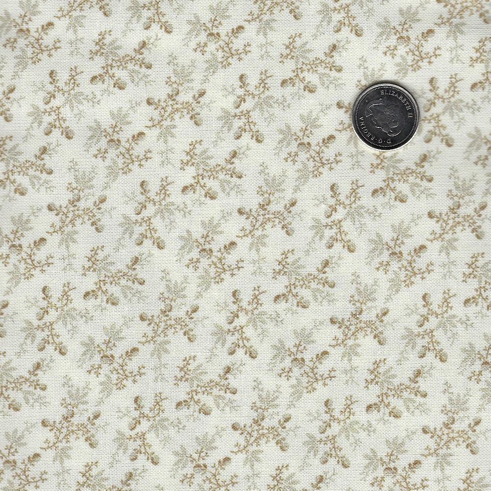 Arabella by Carrie Quinn and Katie Solberg for Marcus Fabrics - Background Cream Mini Trellis