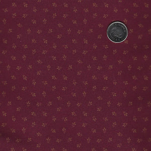 Arabella by Carrie Quinn and Katie Solberg for Marcus Fabrics - Wine Tone on Tone Tiny Tri-Leaf