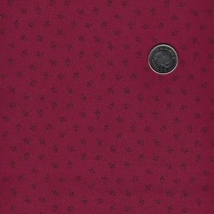 Arabella by Carrie Quinn and Katie Solberg for Marcus Fabrics - Red Tone on Tone Tiny Tri-Leaf