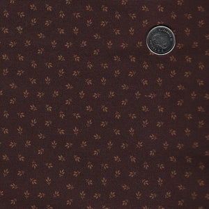 Arabella by Carrie Quinn and Katie Solberg for Marcus Fabrics - Brown Tone on Tone Tiny Tri-Leaf
