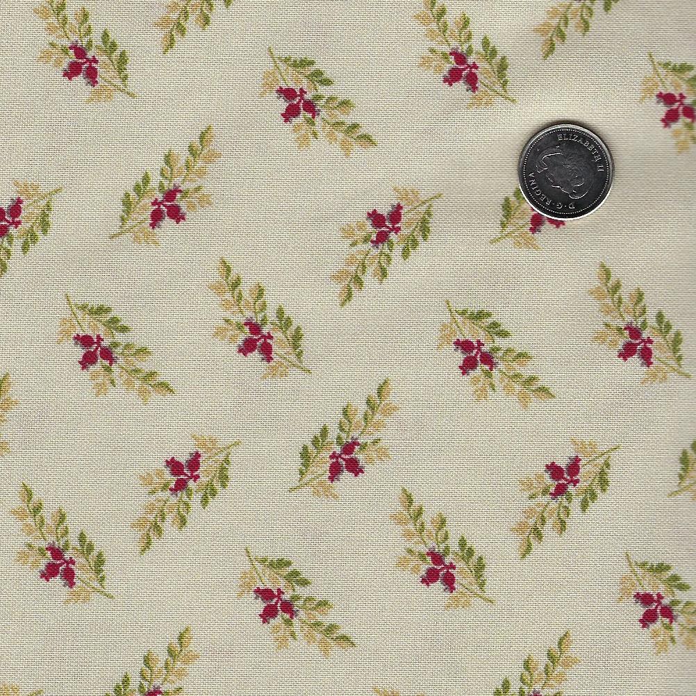 Arabella by Carrie Quinn and Katie Solberg for Marcus Fabrics - Background Cream Sprig