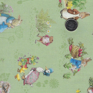 Peter Rabbit and Friends by Beatrix Potter for Riley Blake Designs - Background Fern Characters