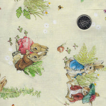 Charger l'image dans la galerie, Peter Rabbit and Benjamin Bunny par Beatrix Potter pour Riley Blake Designs - Background Cream Main
