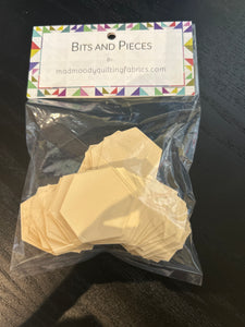 English Paper Piecing Hexagons - 5 Sizes