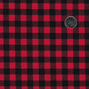 Under the Northern Lights by Andie Hanna for Robert Kaufman - Background Red Plaid