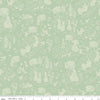 Peter Rabbit and Benjamin Bunny by Beatrix Potter for Riley Blake Designs - Green Tone on Tone Garden