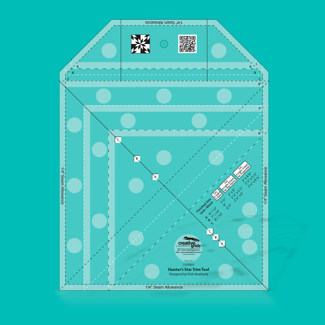 Creative Grids - Non-Slip Hunter's Star Trim Tool