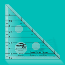 Load image into Gallery viewer, Creative Grids - Non-Slip Folded Corner Clipper Ruler - 2 Sizes
