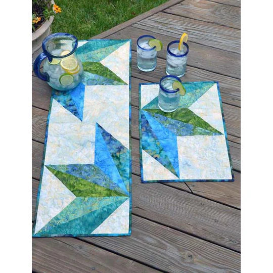 Split Diamond Table Topper by Erin Underwood