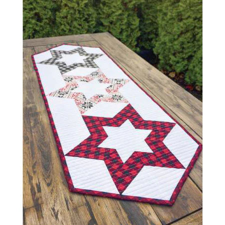 Hollow Star Table Runner by Krista Moser