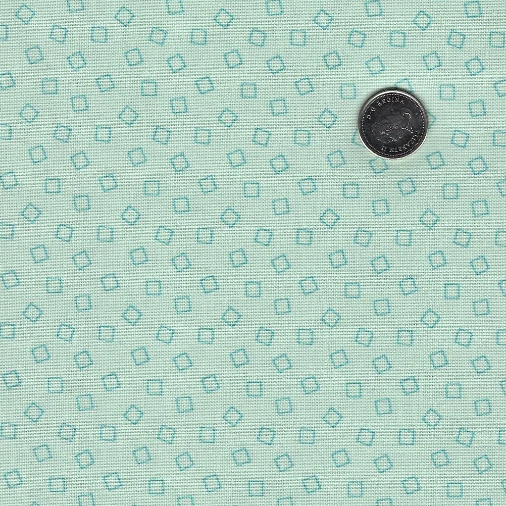 Future Heirlooms by EQP Textiles - Frosty Blue Tone on Tone Tumbling Blocks