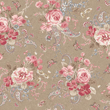 Load image into Gallery viewer, Meadow Blush by Maywood Studio - Background Dark Tan Bouquet
