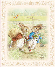 Load image into Gallery viewer, Peter Rabbit and Benjamin Bunny by Beatrix Potter for Riley Blake Designs - Panel
