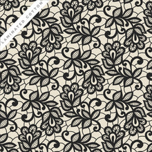 Charger l'image dans la galerie, Laminated Collective par Roucoucou pour Cloud9 - Background Ivory Black Floral Lace
