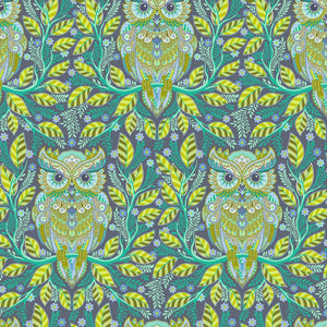 Full Moon Forest II by Tula Pink for Free Spirit - Hootie Patootie Starlight