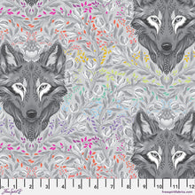 Load image into Gallery viewer, True Colors Graywork by Tula Pink for Free Spirit - Fog Wolf of Pink Street
