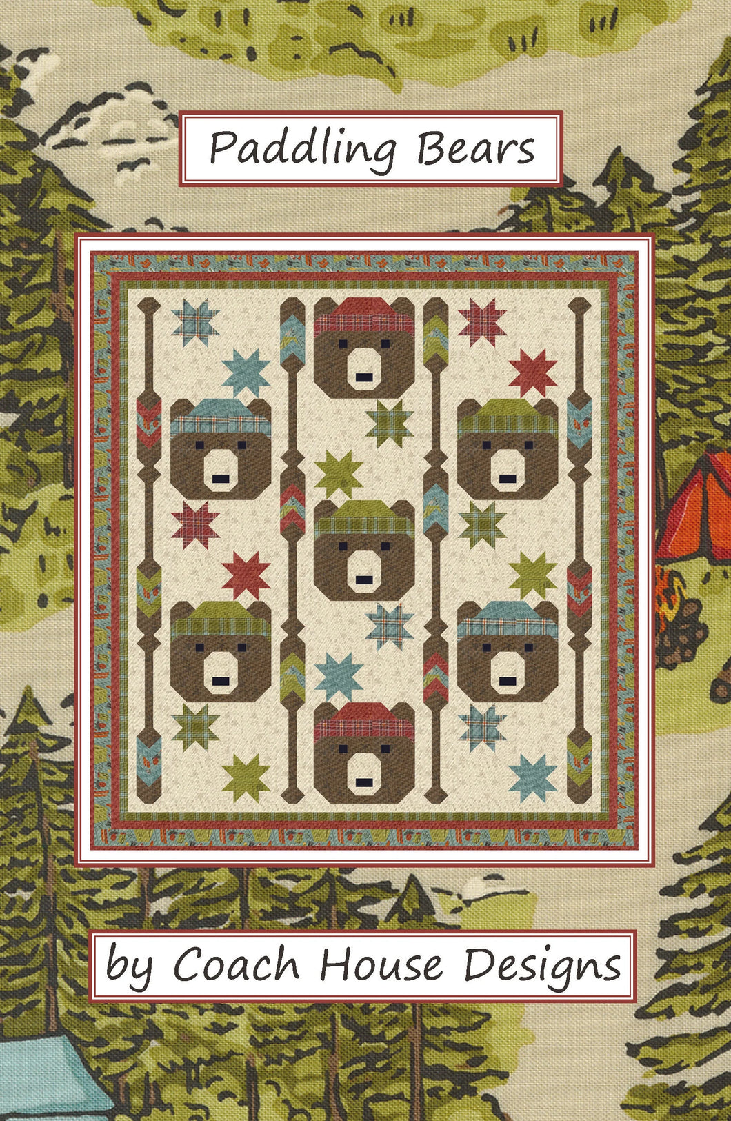 Paddling Bears by Coach House Designs