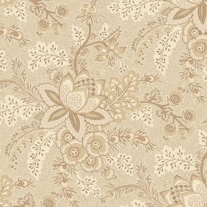 108 Inches Wide Backing - Arabella by Carrie Quinn and Katie Solberg for Marcus Fabrics - Background Cream Jacobean