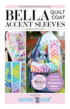 Charger l'image dans la galerie, Bella Quilt Coat - Accent Sleeves par Quilting Elissa
