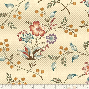 108 Inches Wide Backing - Hearthstone by Lynn Wilder for Marcus Fabrics - Background Beige Bridle Path
