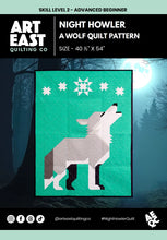 Load image into Gallery viewer, Night Howler by Art East Quilting Co
