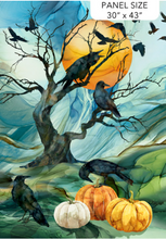 Load image into Gallery viewer, Raven's Call by Deborah Edwards and Melanie Samra for Northcott - Background Teal Panel
