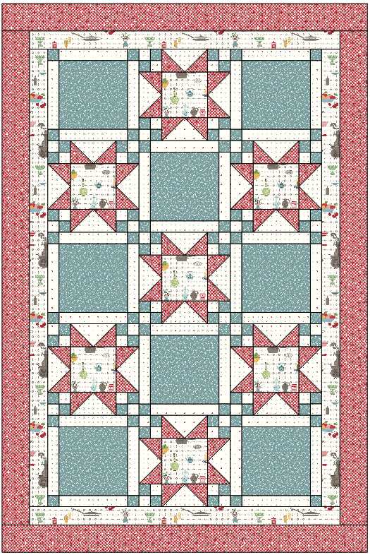 Star Cross Designed by Phyllis Moody - PDF Download