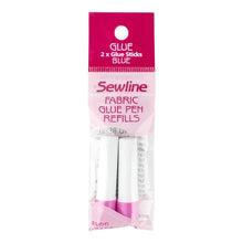 Load image into Gallery viewer, Sewline - Fabric Glue Pen &amp; Refill - 2 Glue Colors
