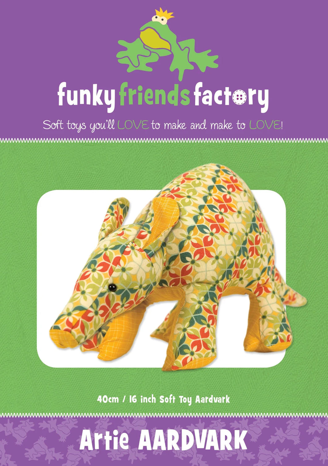 Artie Aardvark by Funky Friends Factory