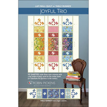 Load image into Gallery viewer, Joyful Trio by Robin Pickens Lap Quilt Kit
