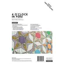 Load image into Gallery viewer, Jen Kingwell Designs - 4 O&#39;Clock in Peru Pattern and Templates
